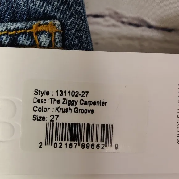 Boyish Denim The Ziggy Carpenter In Krus Size 27