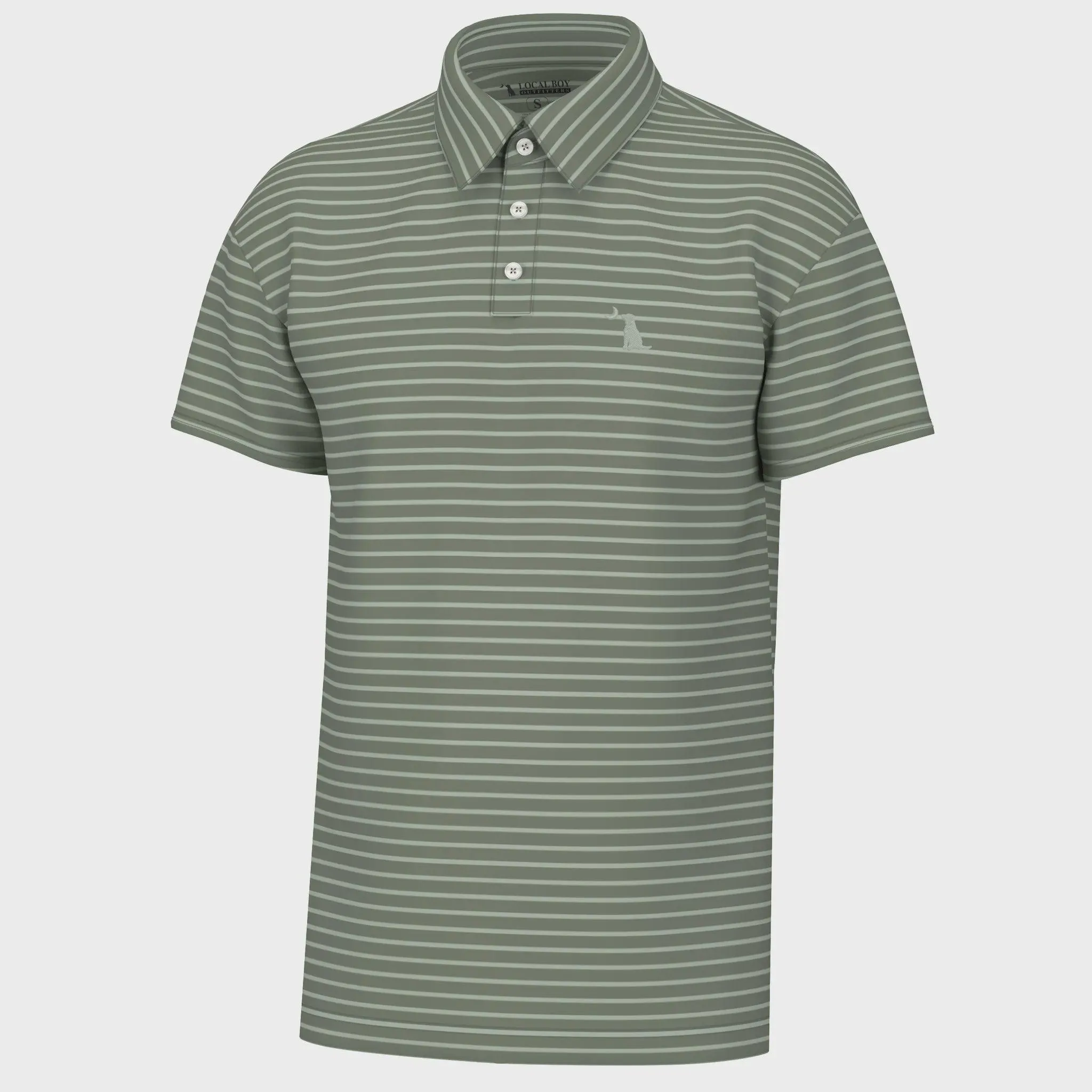 Breathable Olive & Sage Fall Polo