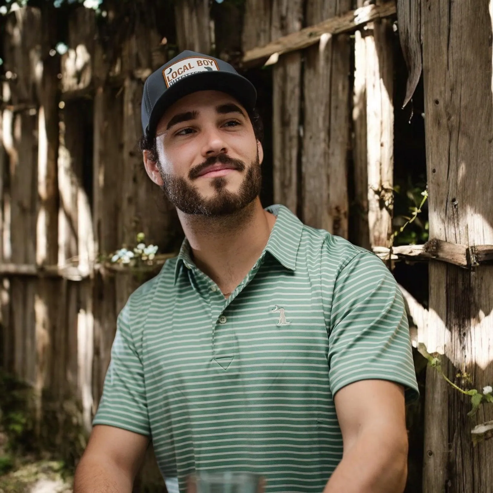 Breathable Olive & Sage Fall Polo