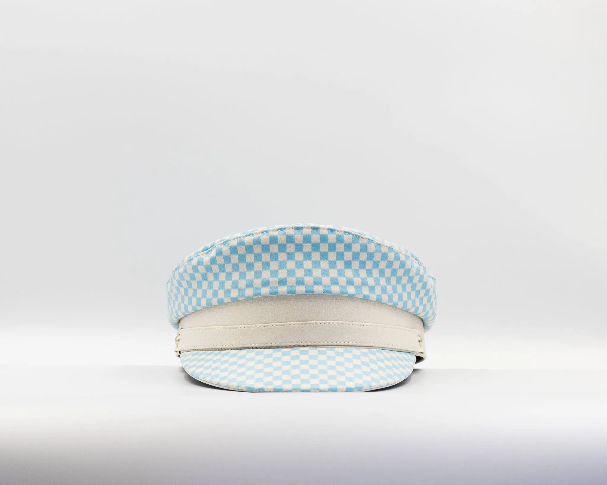 Bright Light Blue Checker