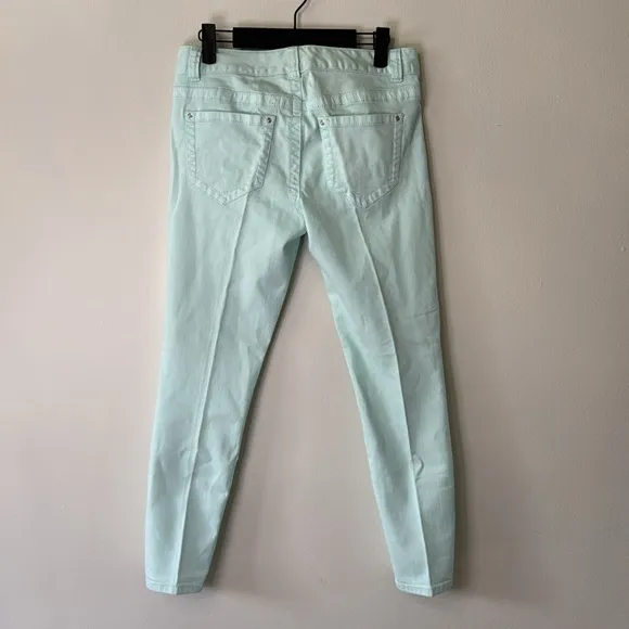 Cache Light Teal Jeans New with tag Cropped
