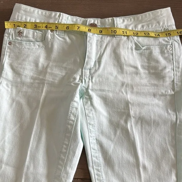 Cache Light Teal Jeans New with tag Cropped