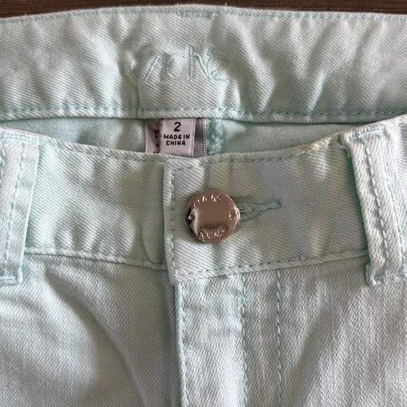 Cache Light Teal Jeans New with tag Cropped