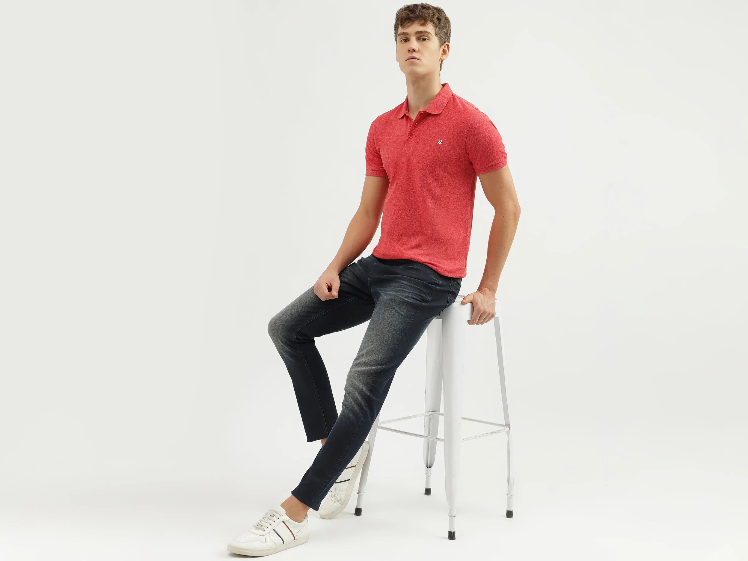 Carrot Fit Solid Men's Jeans