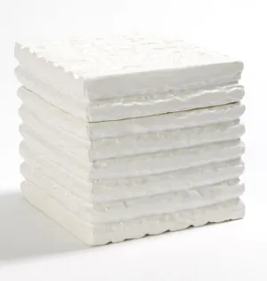 Carved Matte White Box