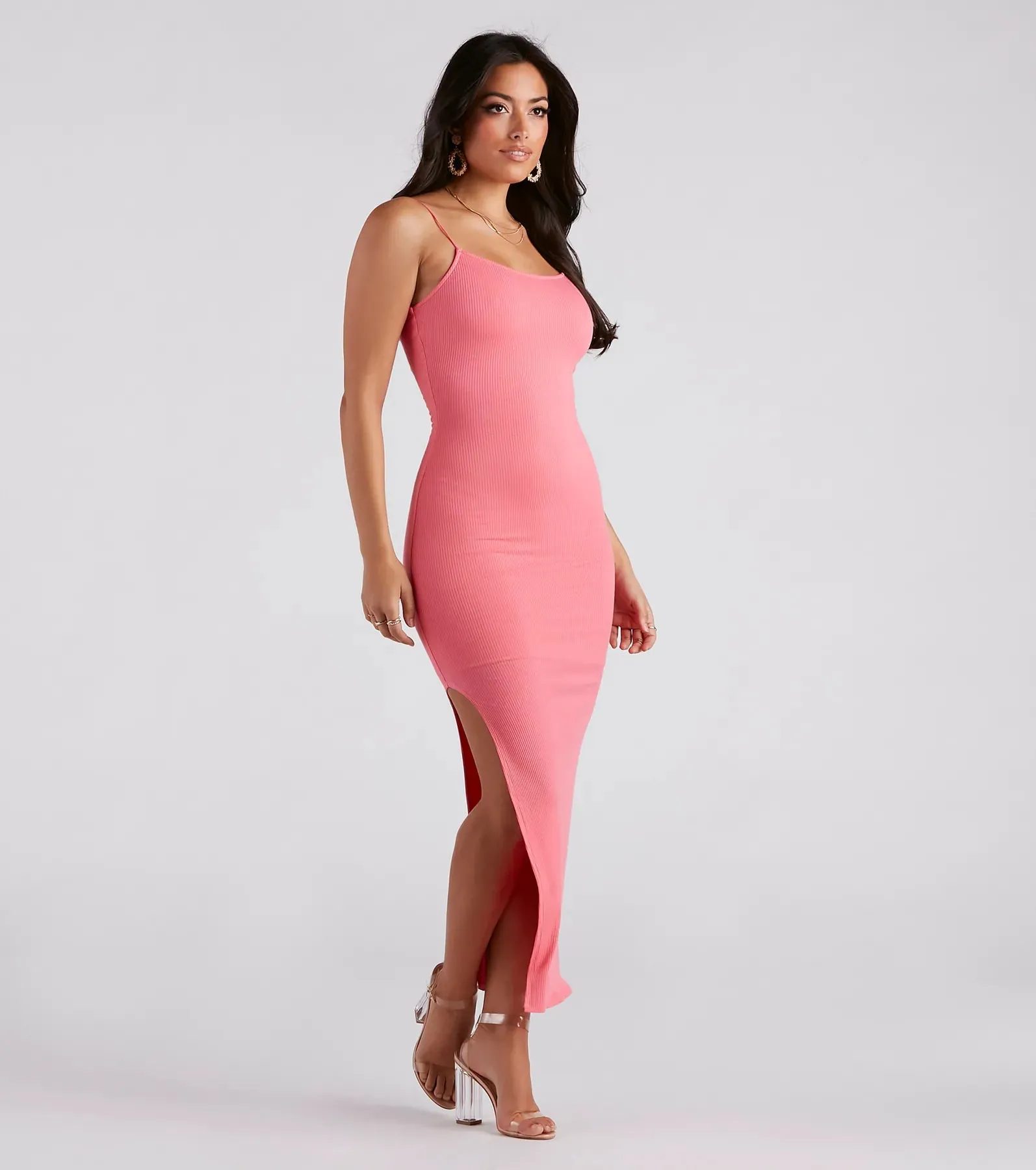 Casually Cool Slit Maxi Dress