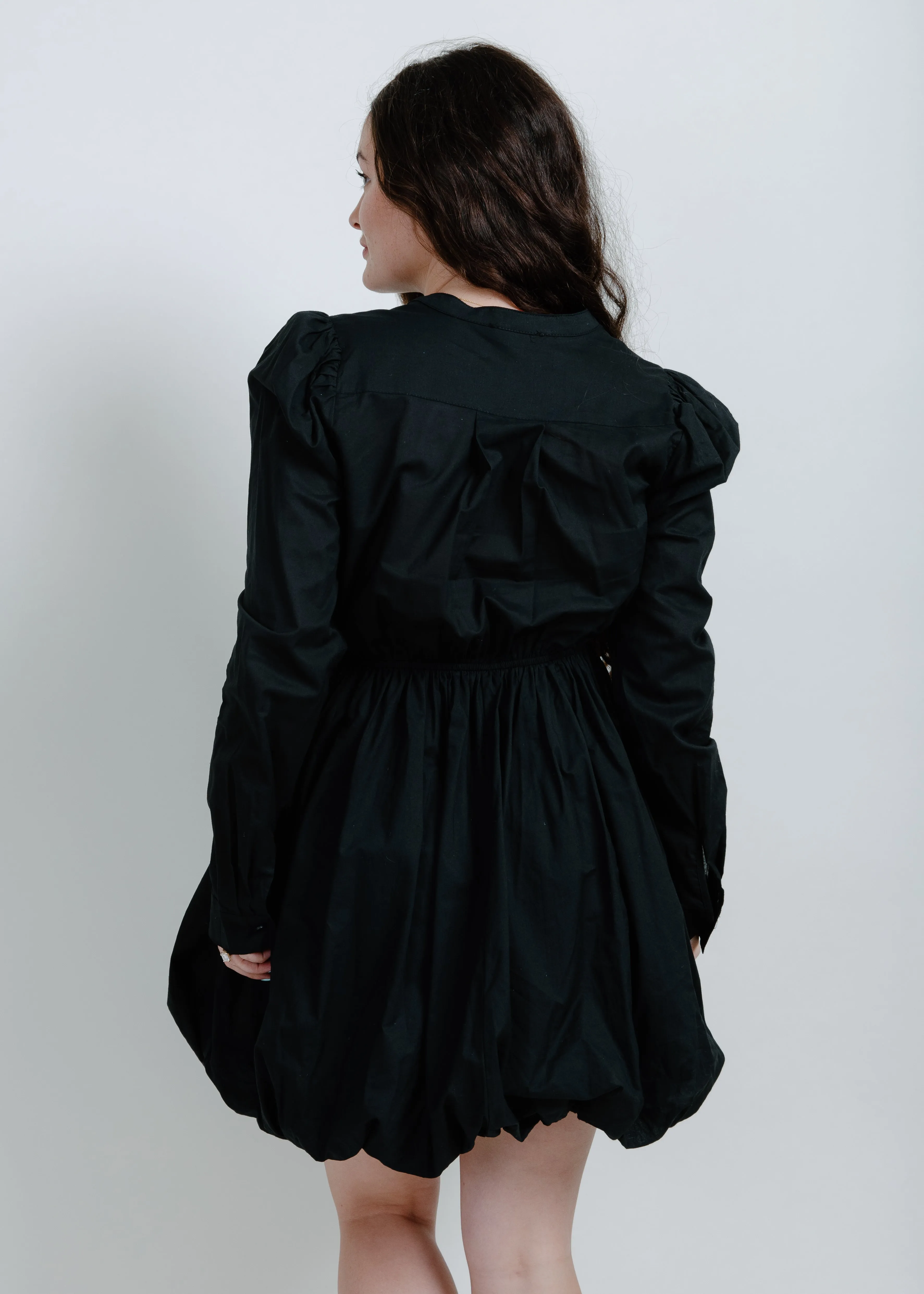 Charlotte Mini Dress - Black