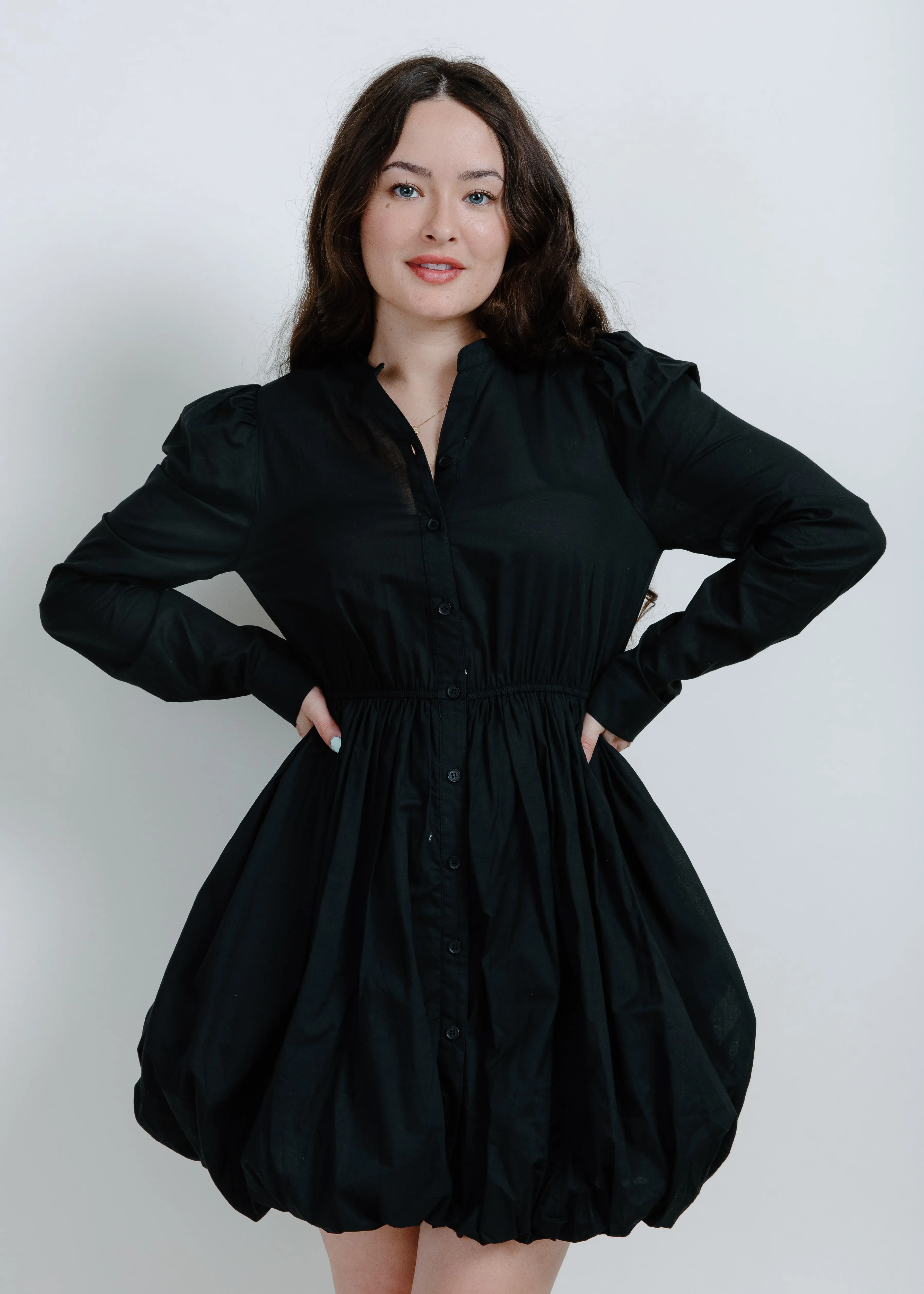 Charlotte Mini Dress - Black