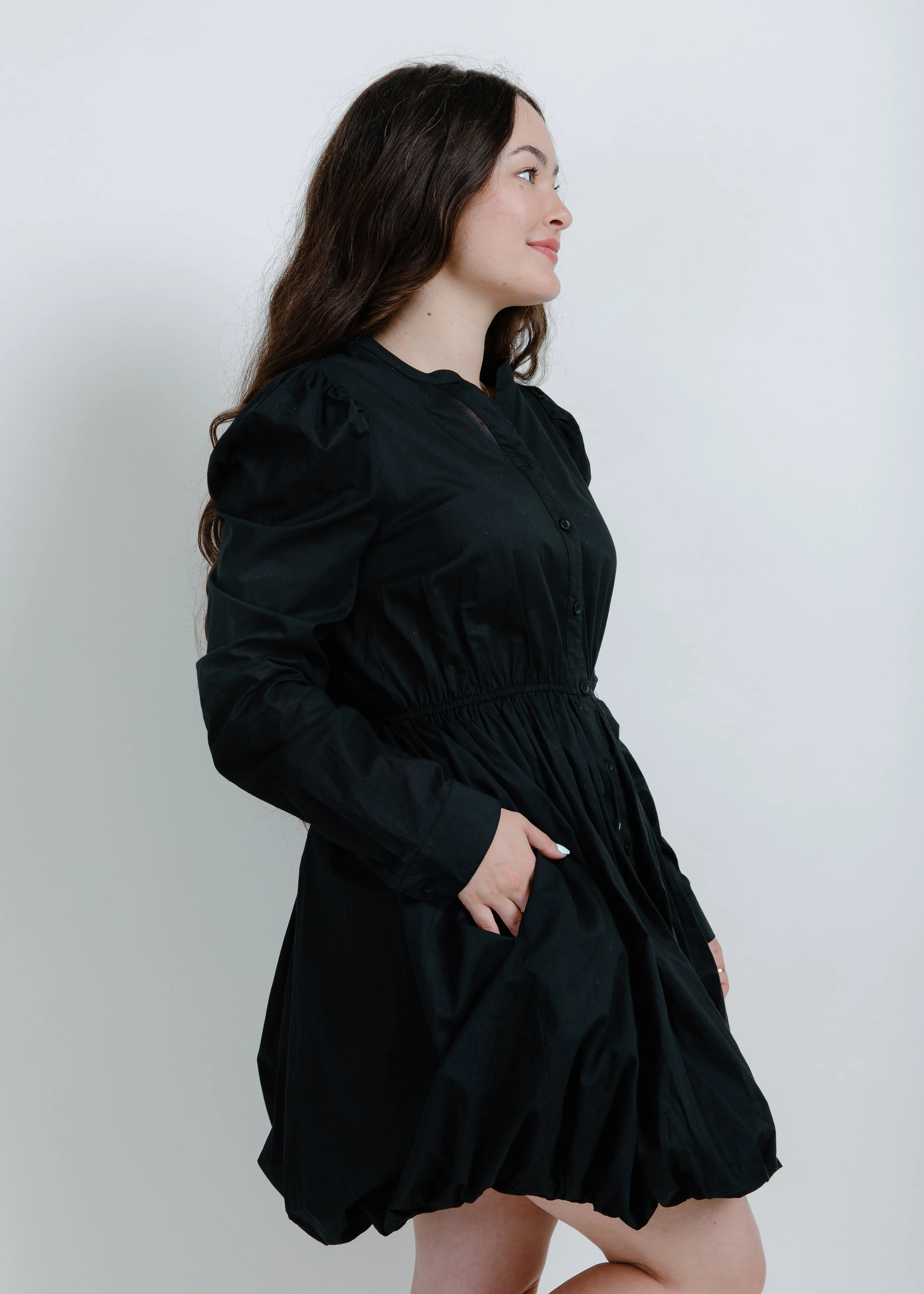 Charlotte Mini Dress - Black