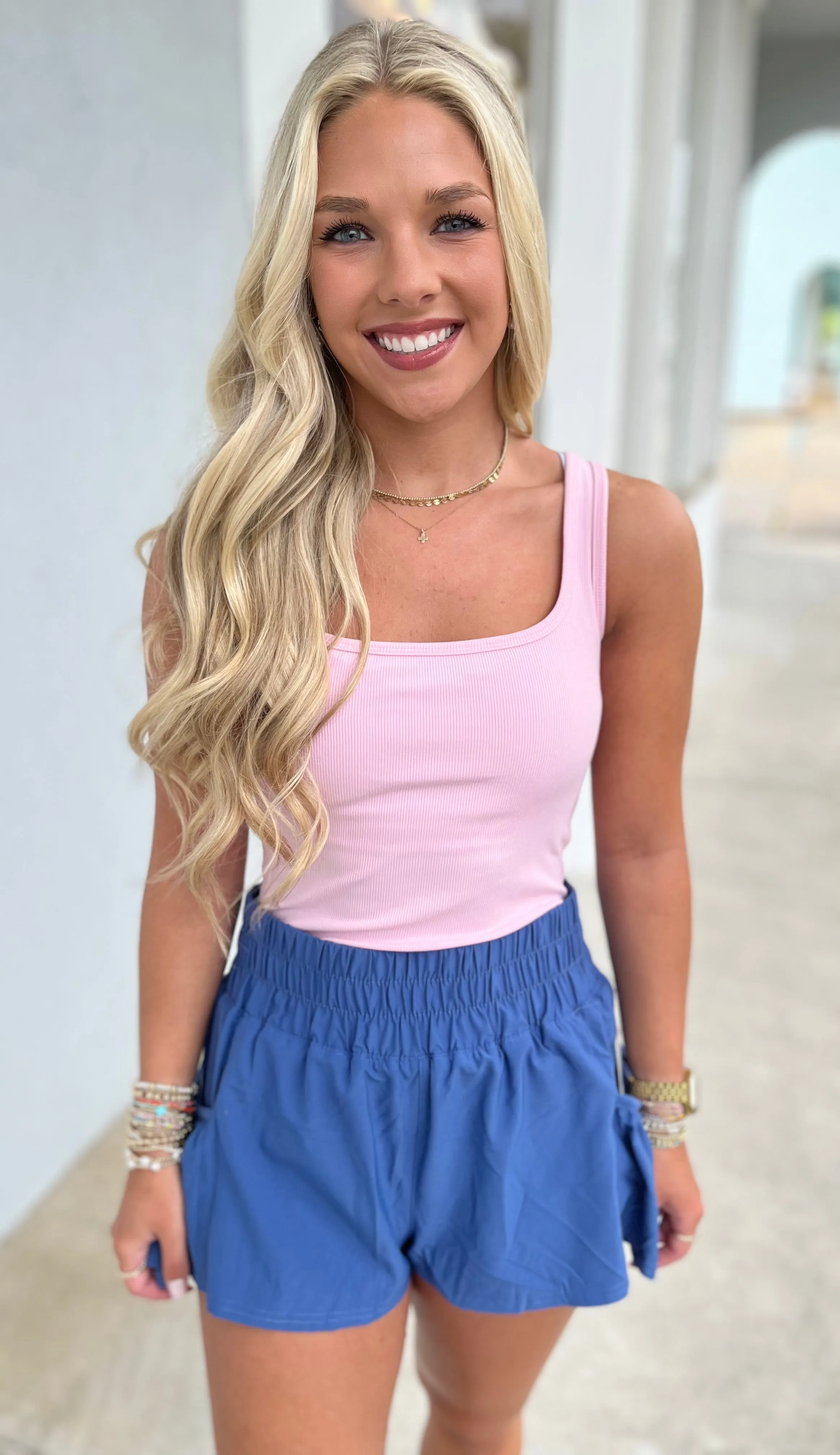 Chic Breeze Shorts , Blue 25