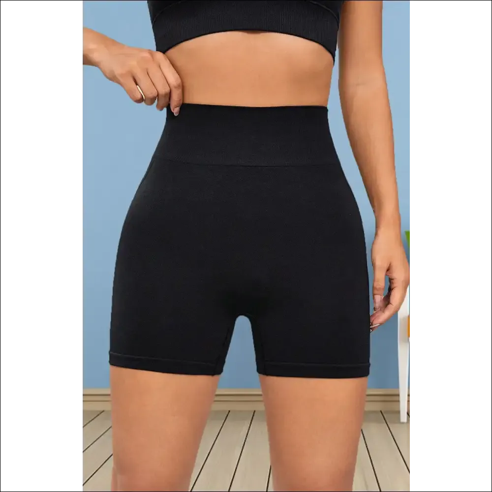 Chic Wide Waistband Sports Shorts