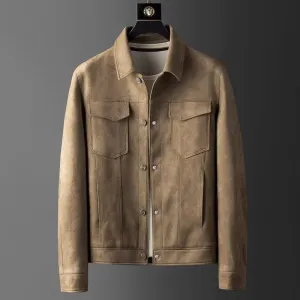 Chictango Suede Button-Down Jacket