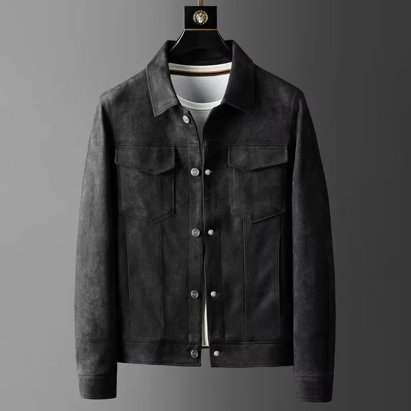 Chictango Suede Button-Down Jacket