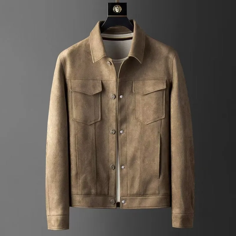 Chictango Suede Button-Down Jacket