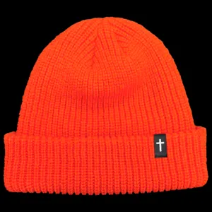 Chullo Zero - Cross beanie orange