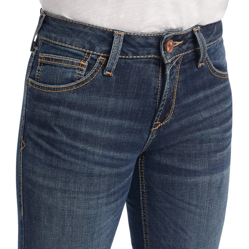CL10041107 Ariat Ladies Jeans Trousers Maggie Wide- Pasadena