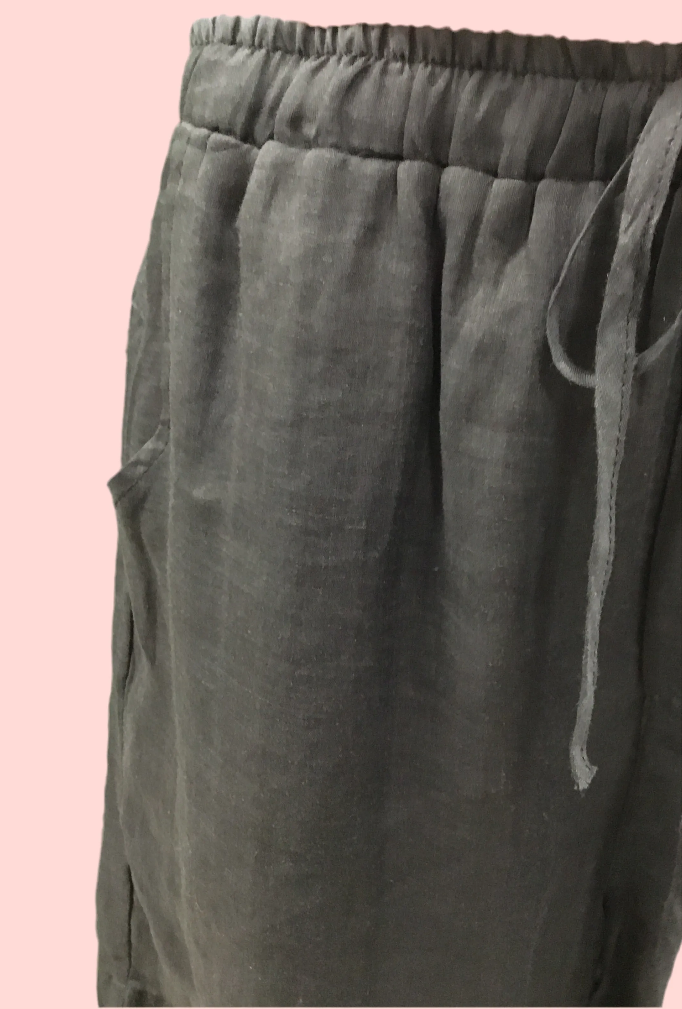 Coastal Linen Shorts Black