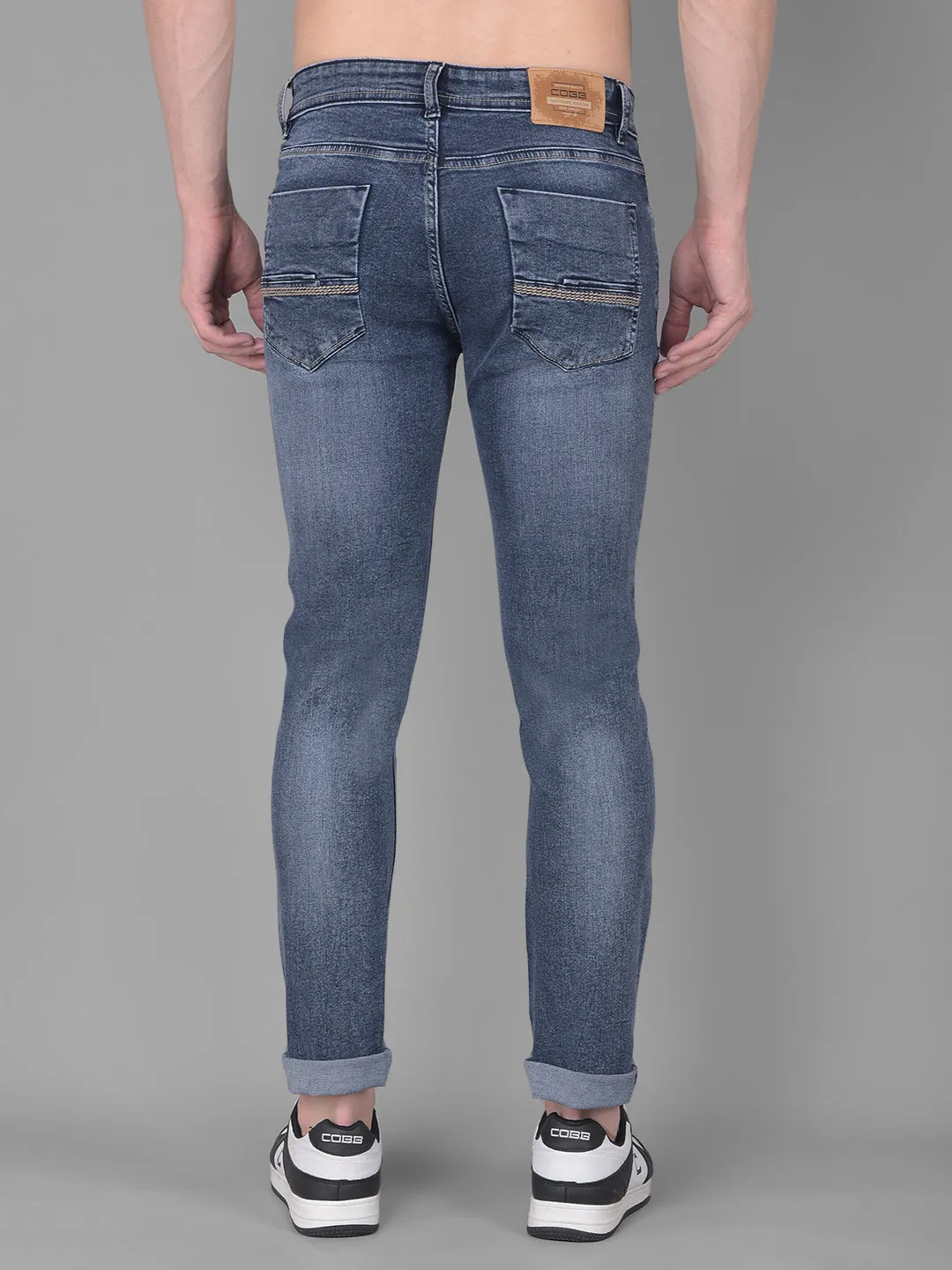 COBB Blue Narrow Fit Premium Jeans