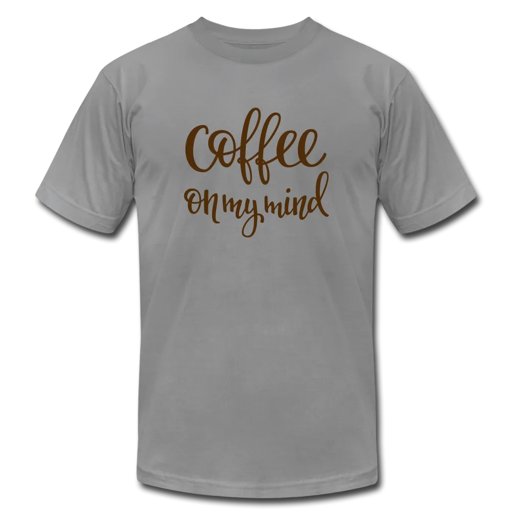 Coffee on My Mind Unisex Jersey T-Shirt by Bella   Canvas
