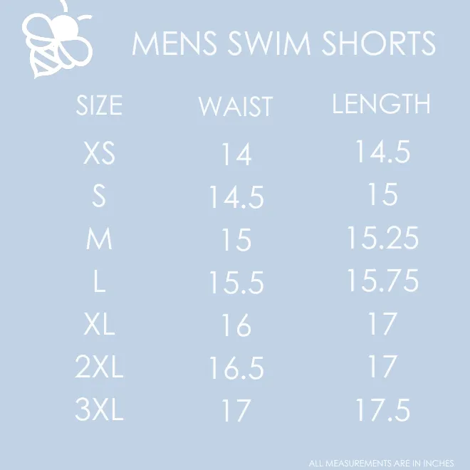 Compression Swim Shorts - Sea Turtles: SM