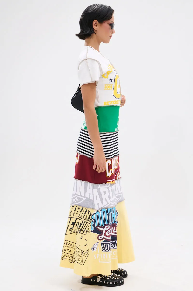 COOL GIRL ENERGY TSHIRT MAXI DRESS