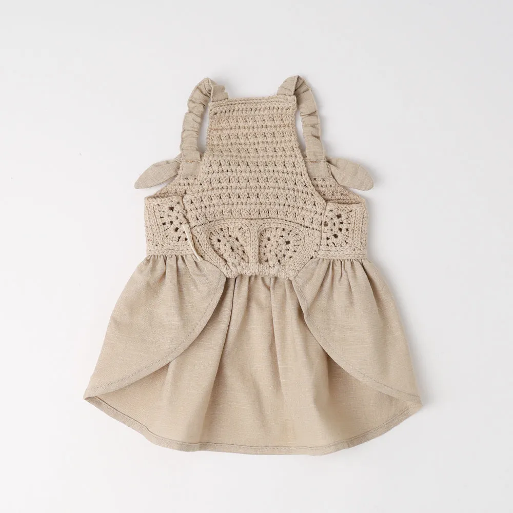 cool knit cami dress - beige