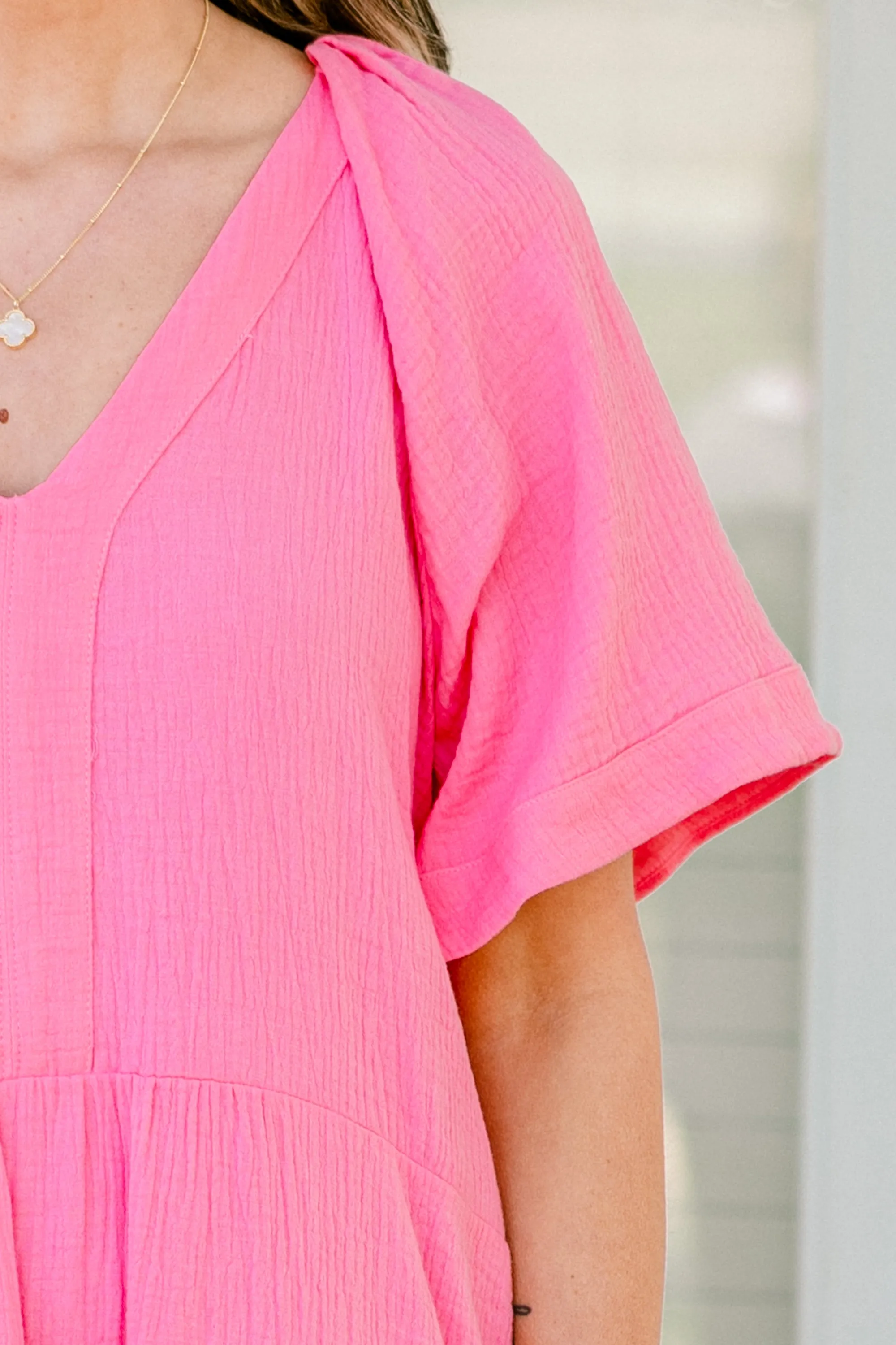 Cool Traces Dress, Pink