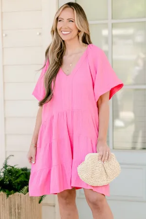 Cool Traces Dress, Pink
