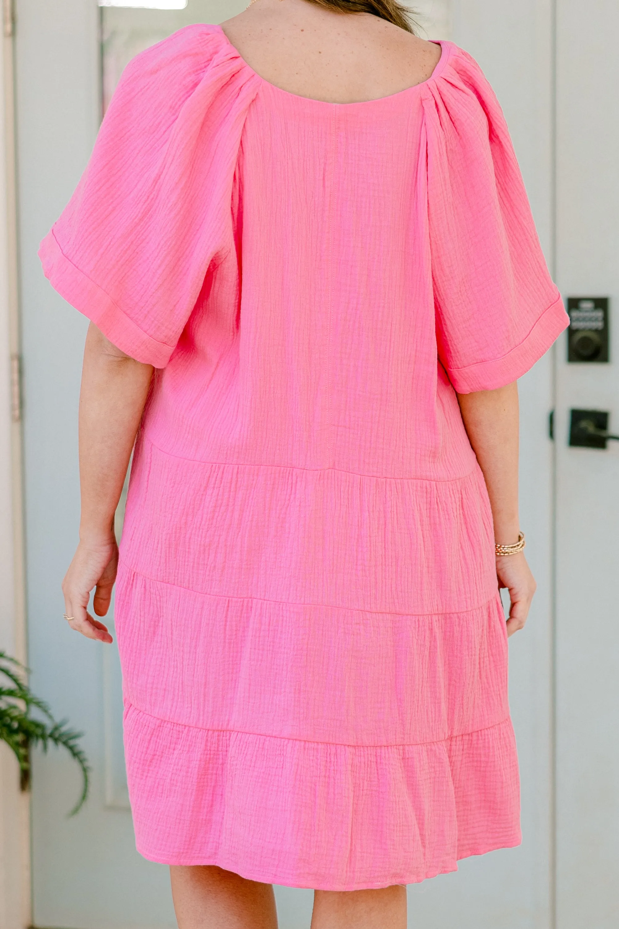 Cool Traces Dress, Pink