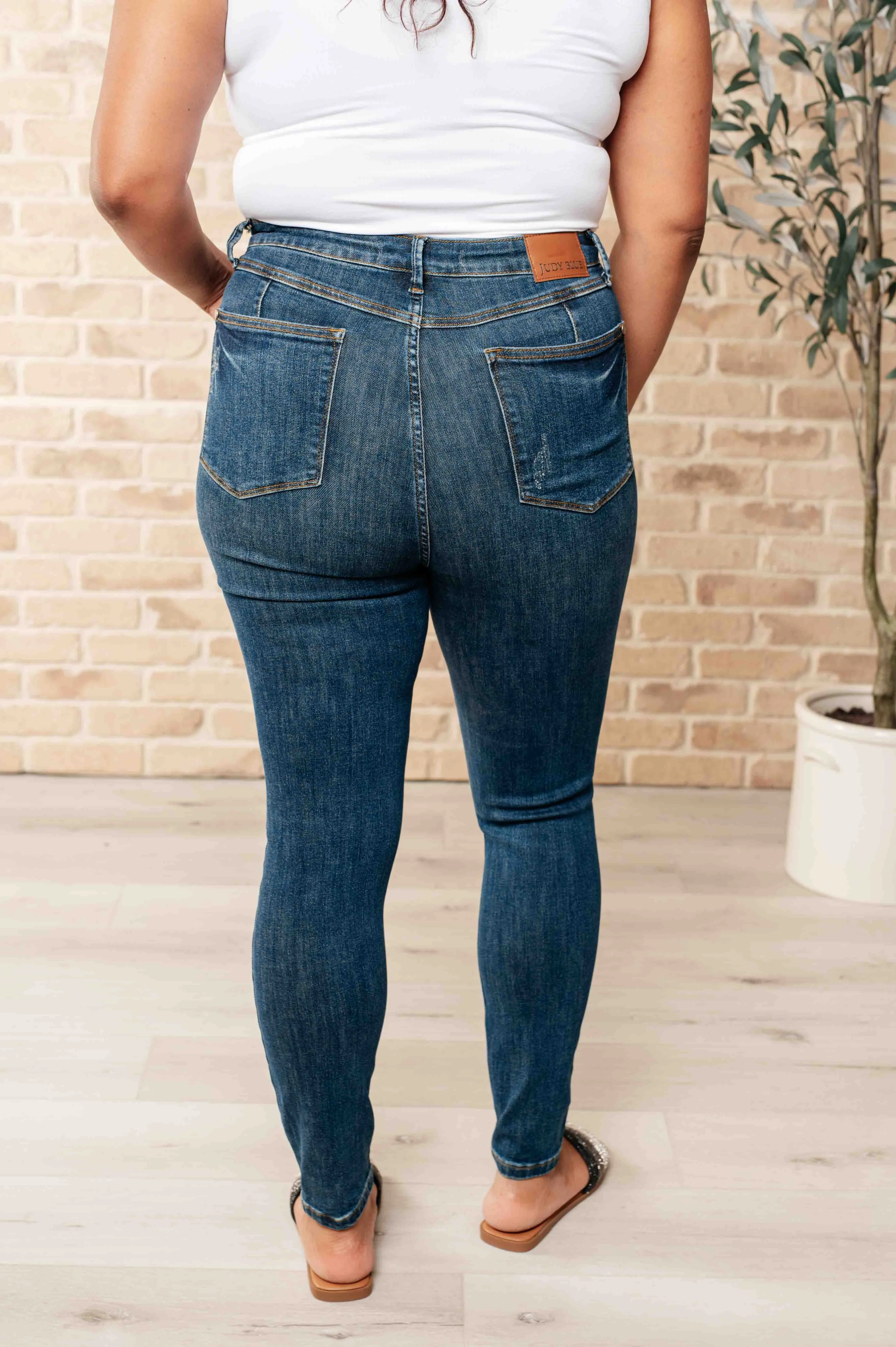 Cora High Rise Control Top Skinny Jeans by Judy Blue