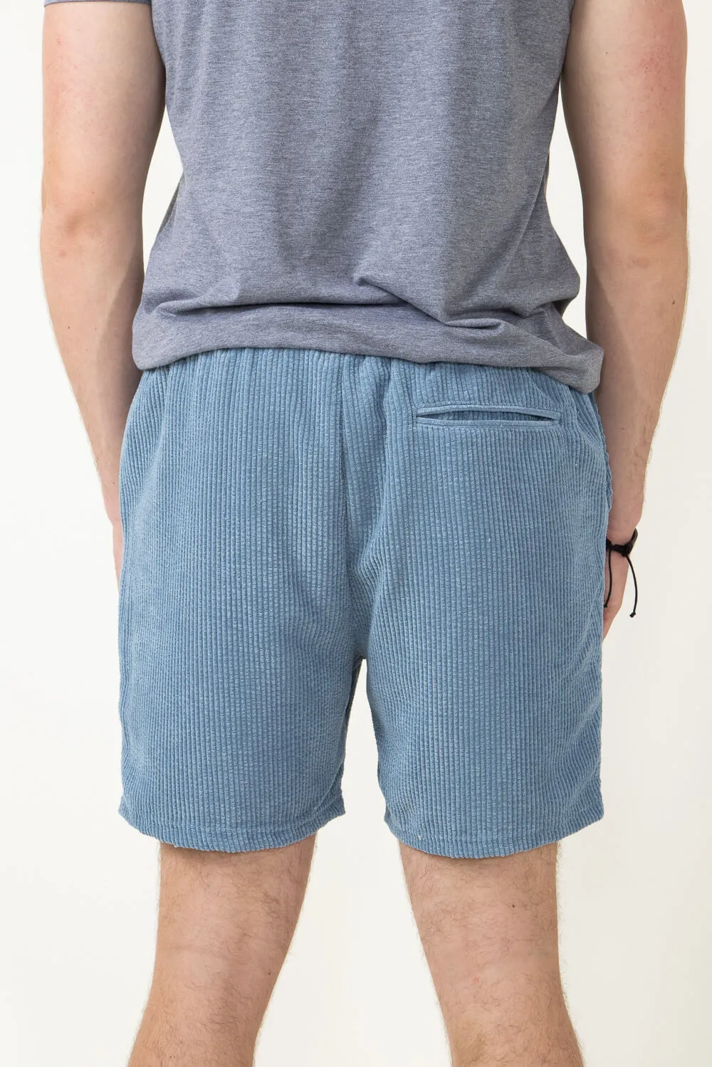 Corduroy Shorts for Men in Sky Blue | SB56-FW3-SKYBLUE