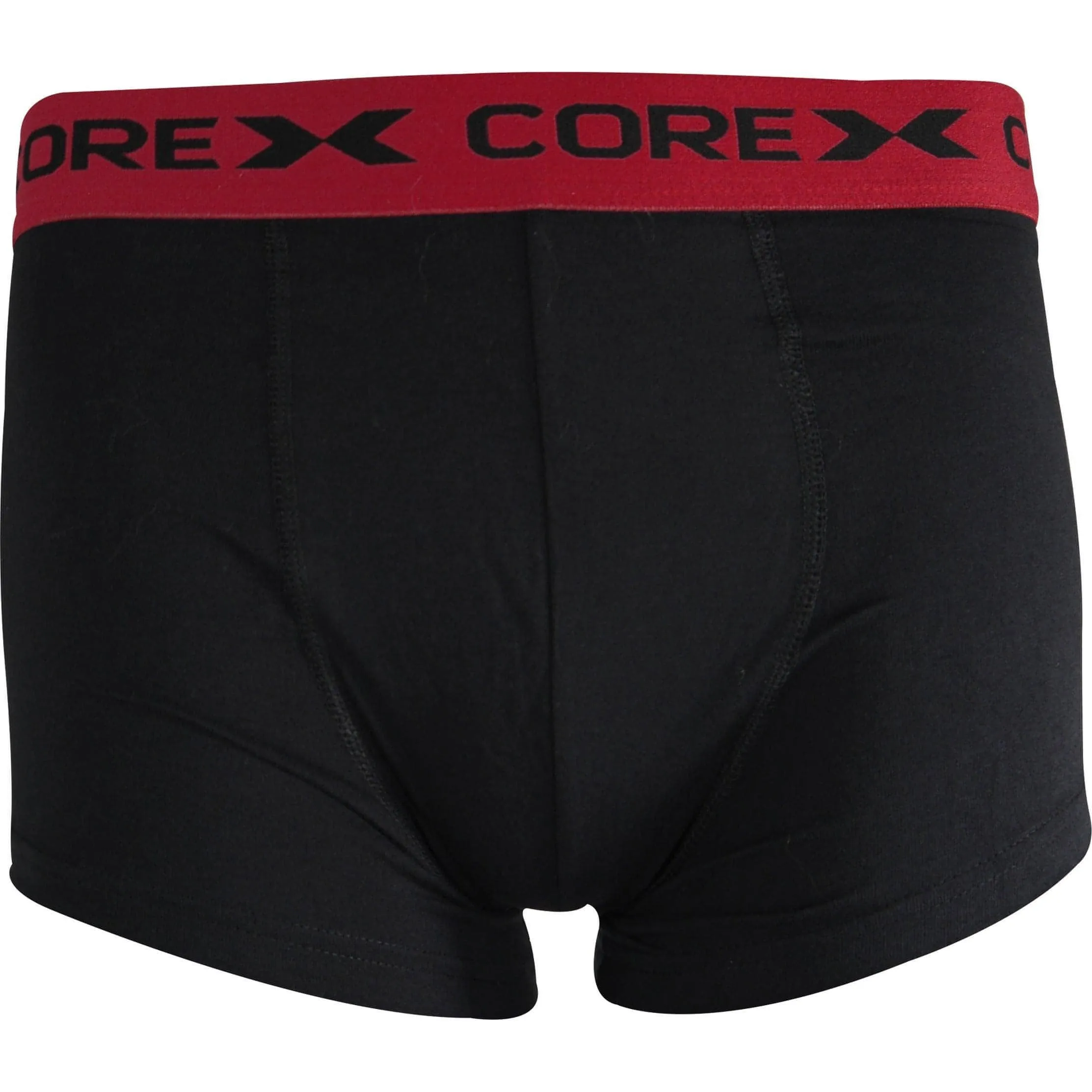 CoreX Fitness Classic (2 Pack) Mens Boxer Shorts - Black