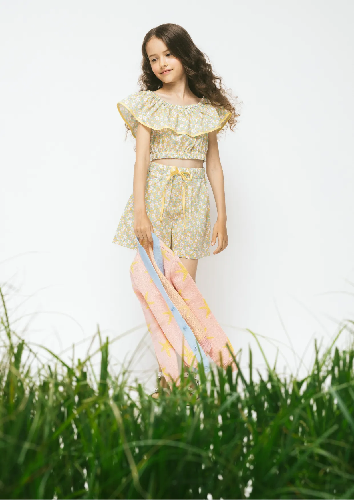 Cotton Shorts Strawberry, Yellow