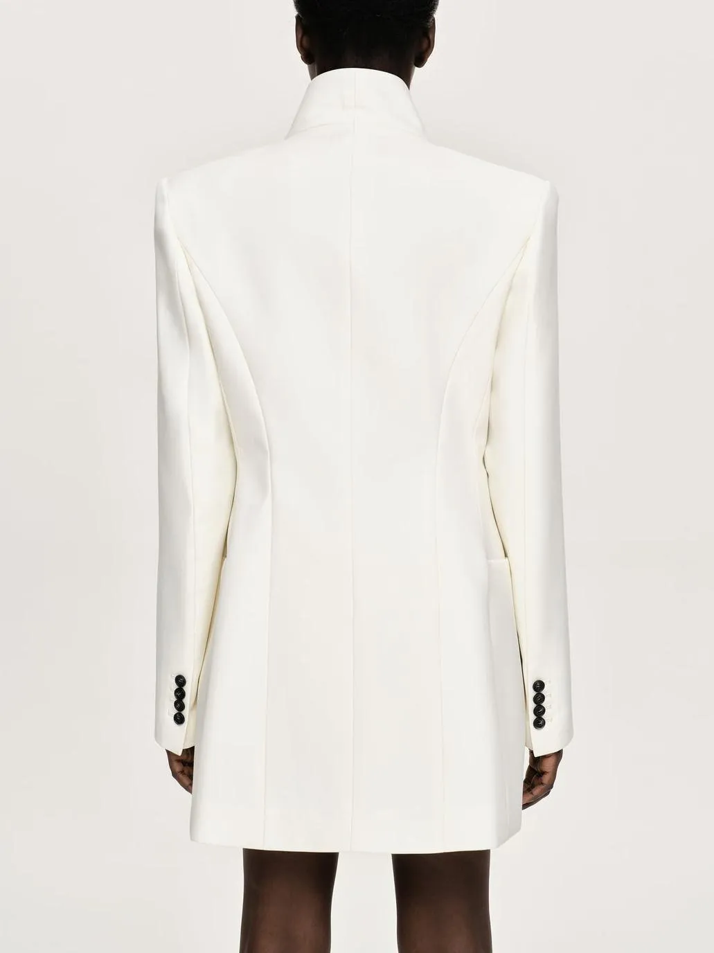 Cream Wrap Blazer