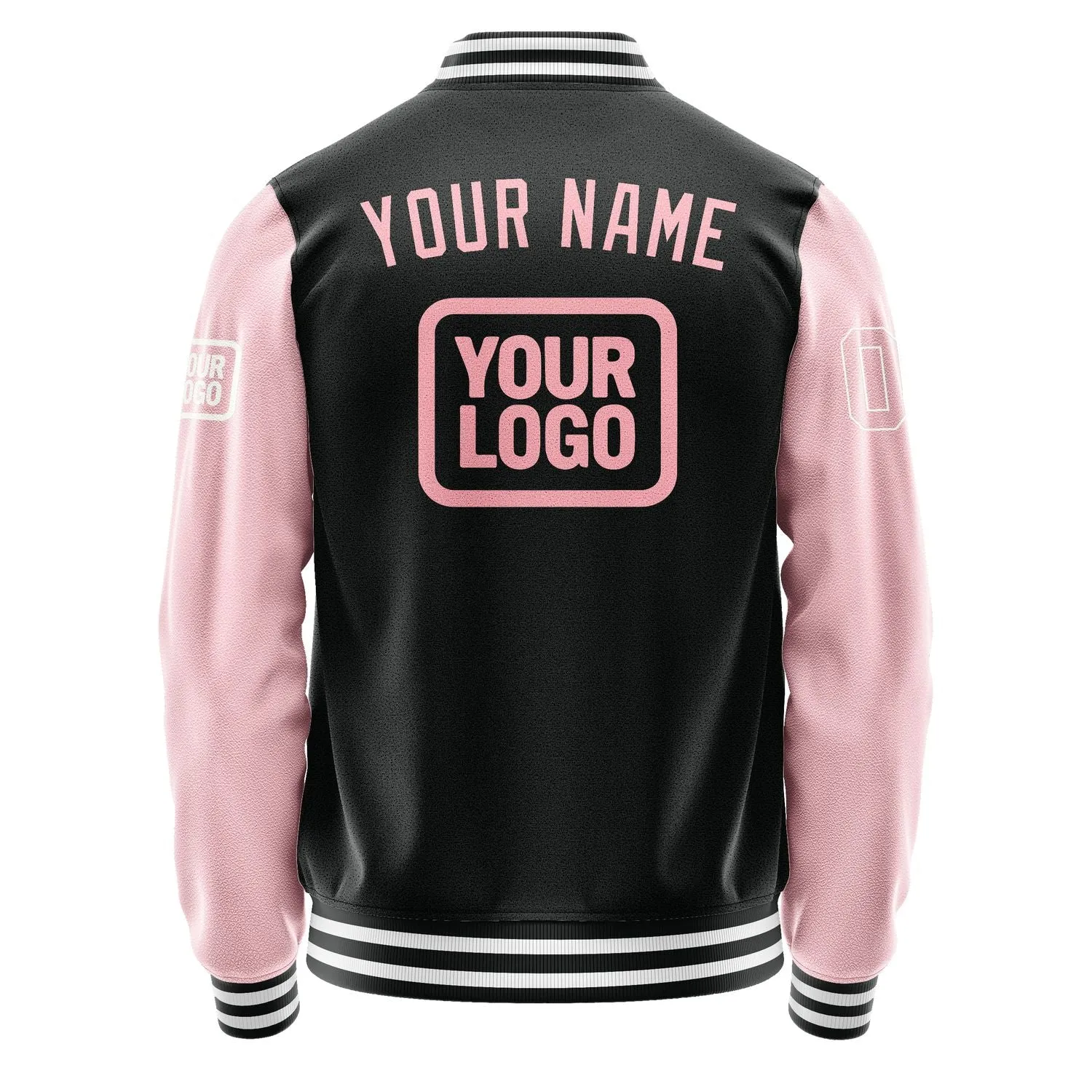 Custom Black Light Pink Jacket