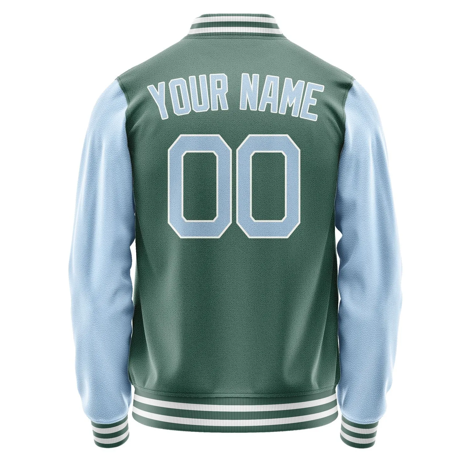 Custom Blue Green Light Blue Jacket