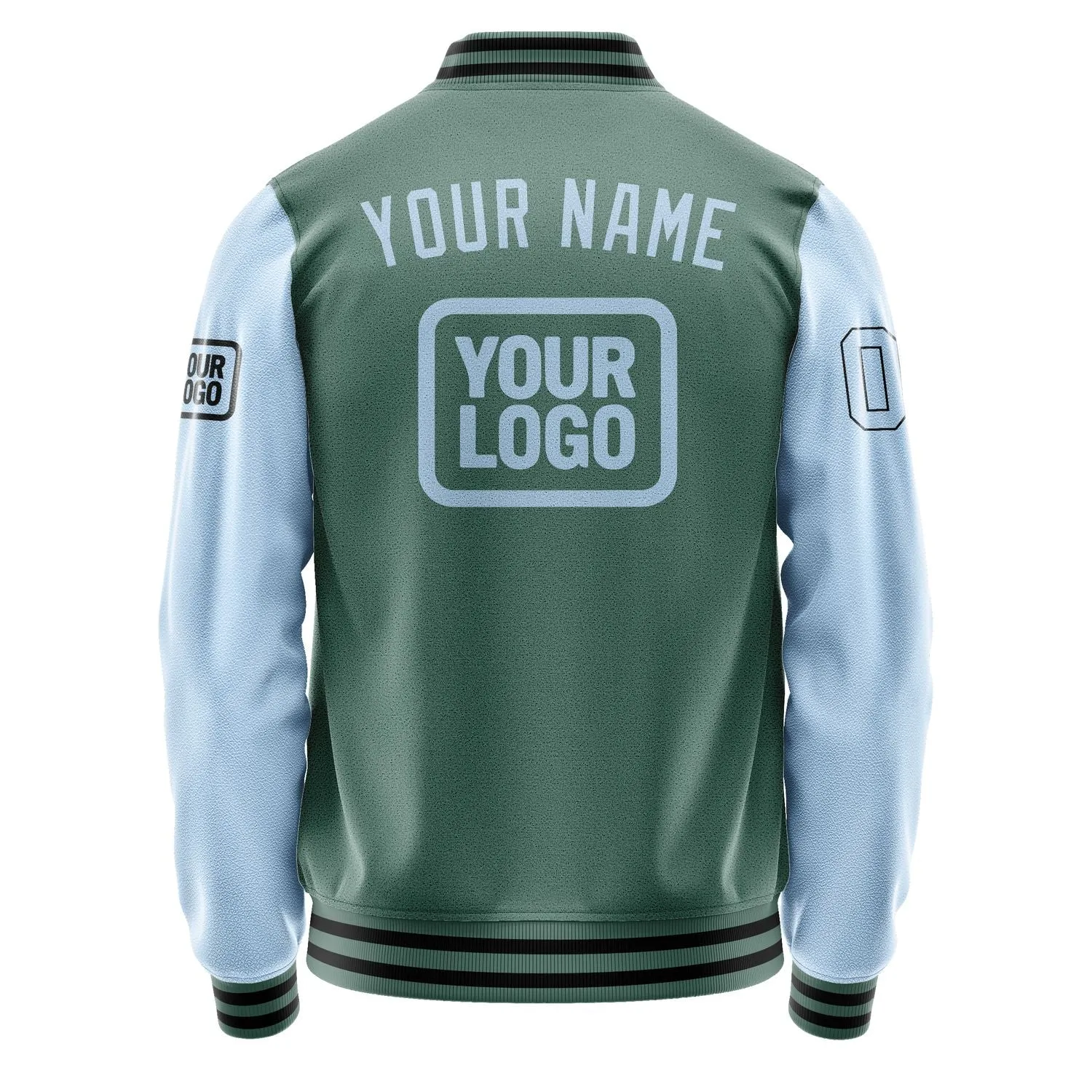 Custom Blue Green Light Blue Jacket