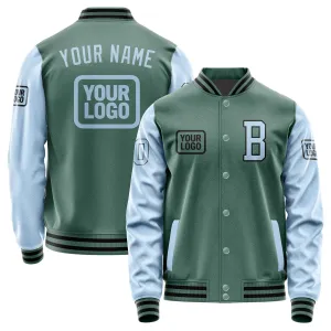 Custom Blue Green Light Blue Jacket
