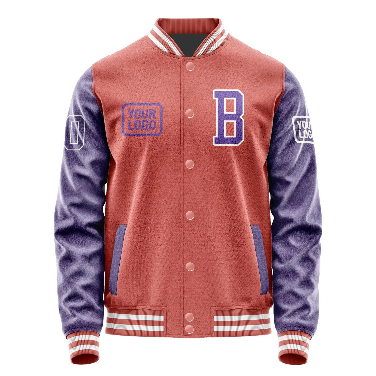 Custom Copper Rose Light Purple Jacket