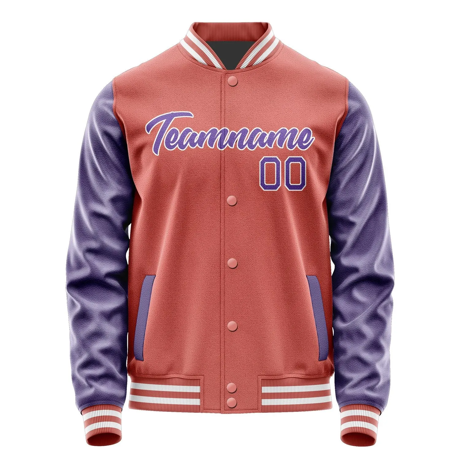 Custom Copper Rose Light Purple Jacket