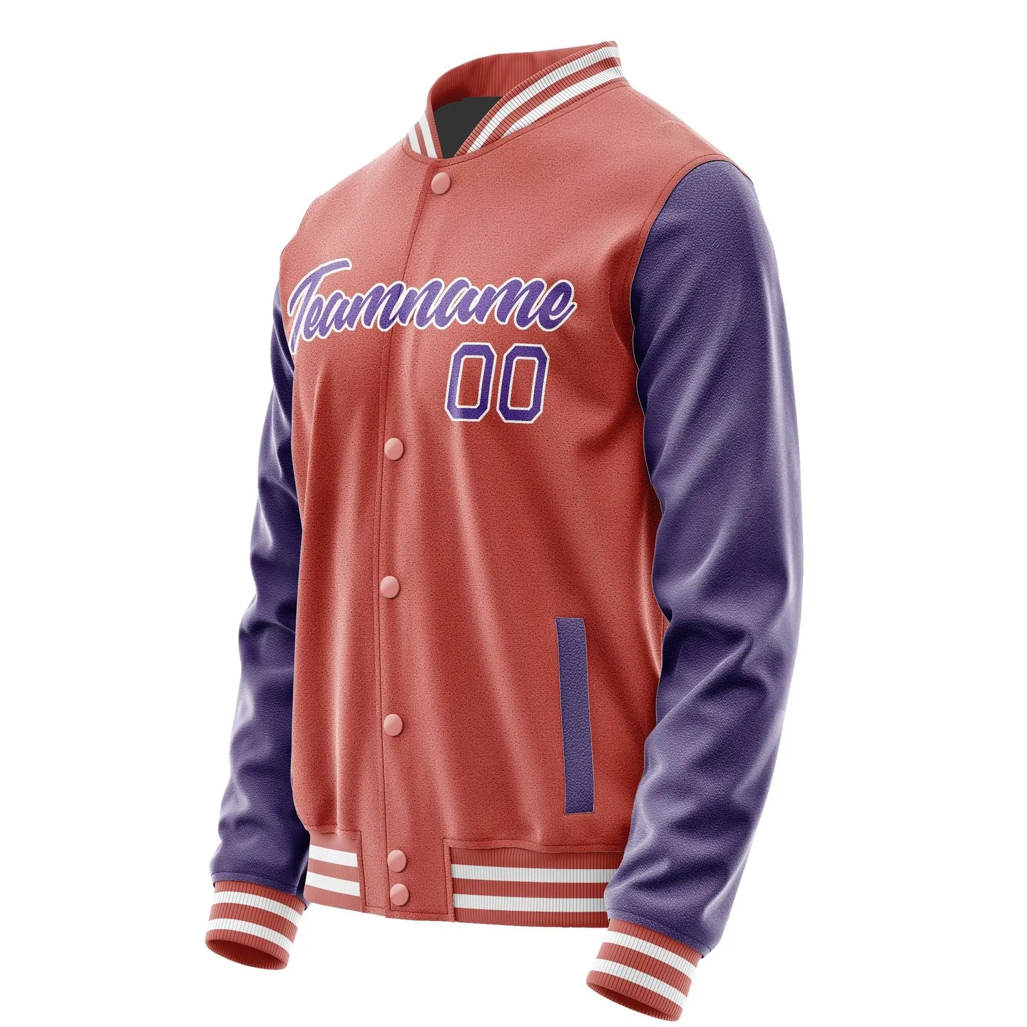 Custom Copper Rose Light Purple Jacket