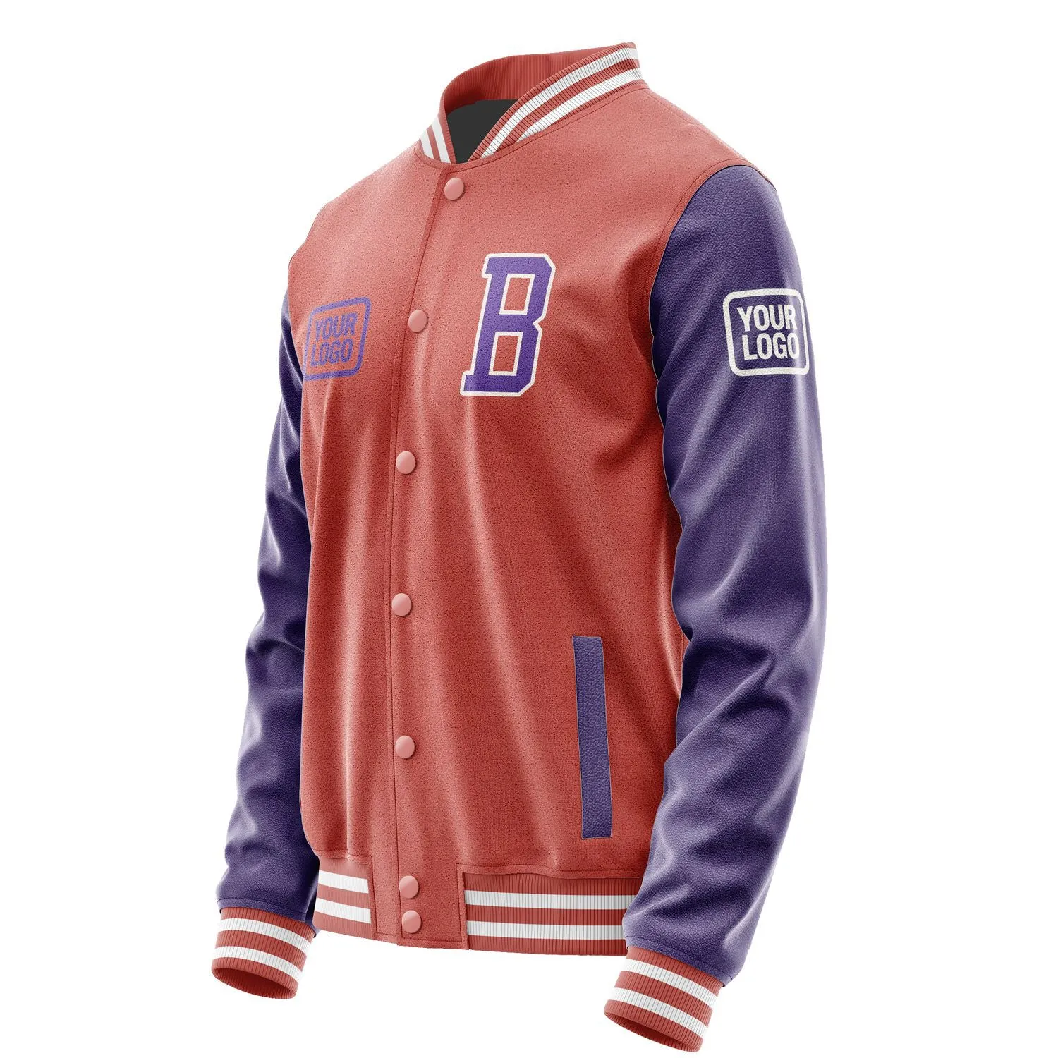 Custom Copper Rose Light Purple Jacket