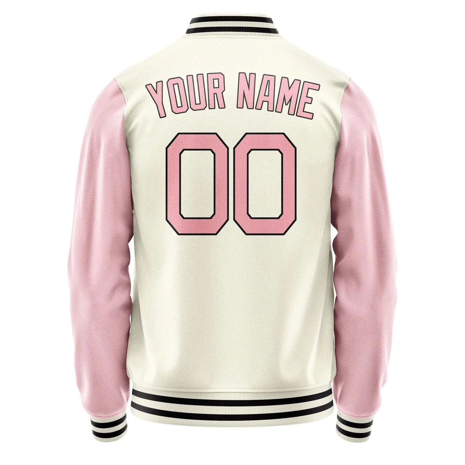 Custom Cream Light Pink Jacket