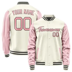 Custom Cream Light Pink Jacket