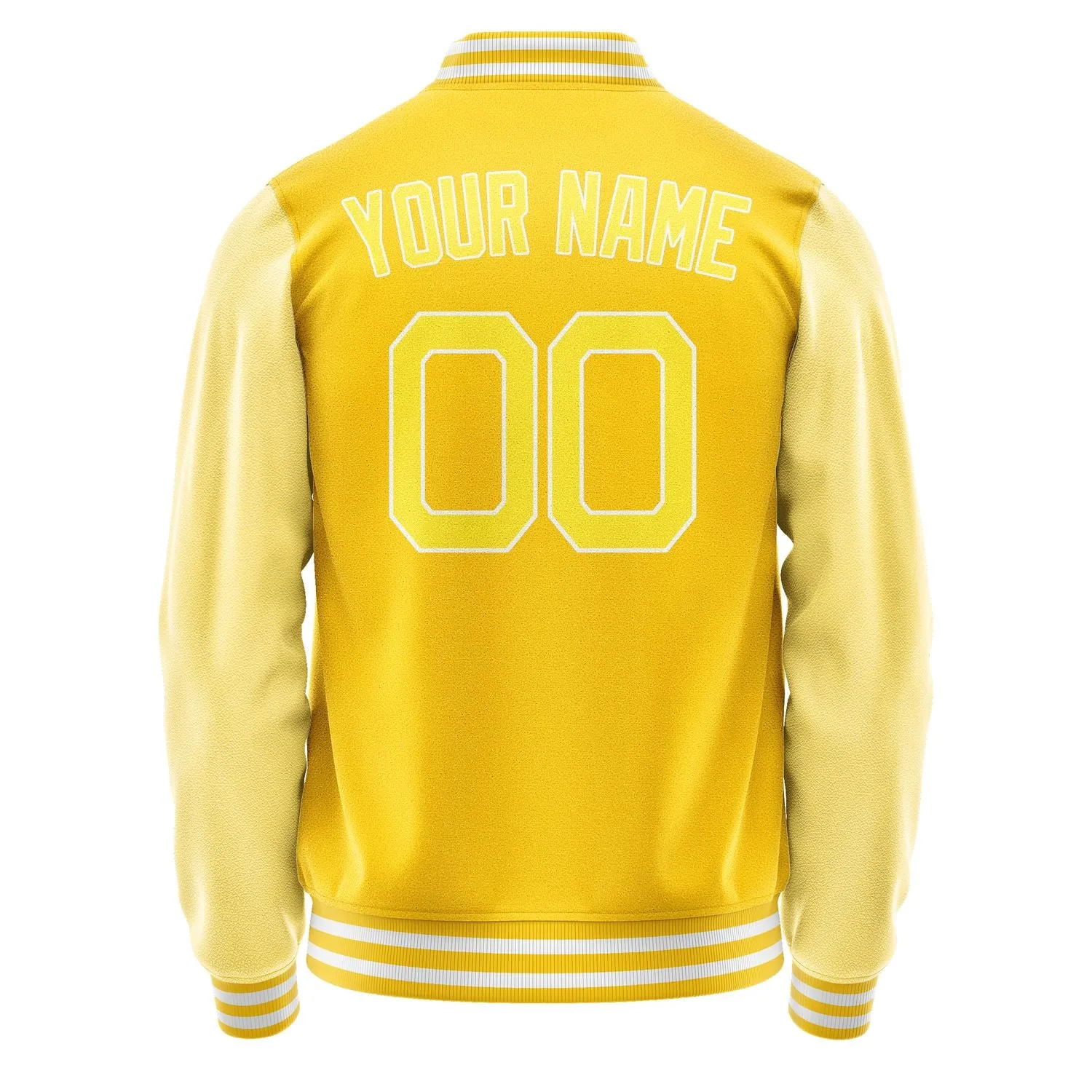 Custom Gold Light Yellow Jacket