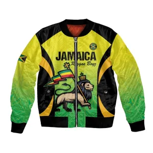 Custom Jamaica Football Bomber Jacket Go Champions LT15