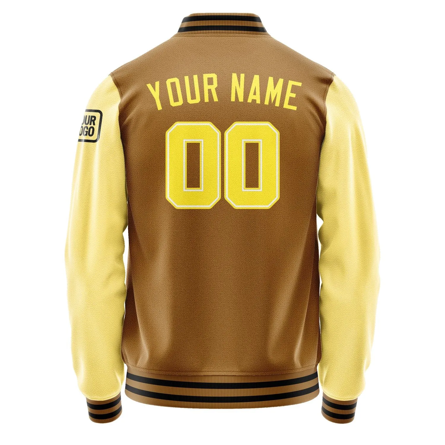 Custom Khaki Light Yellow Jacket