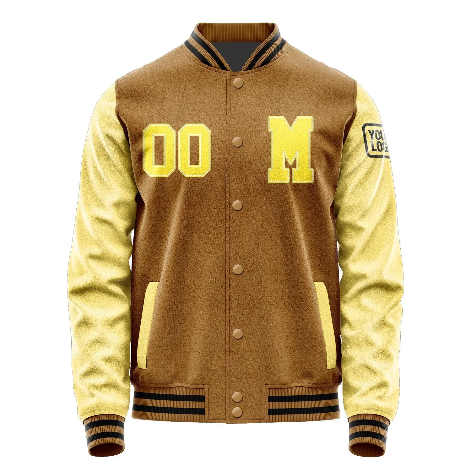 Custom Khaki Light Yellow Jacket
