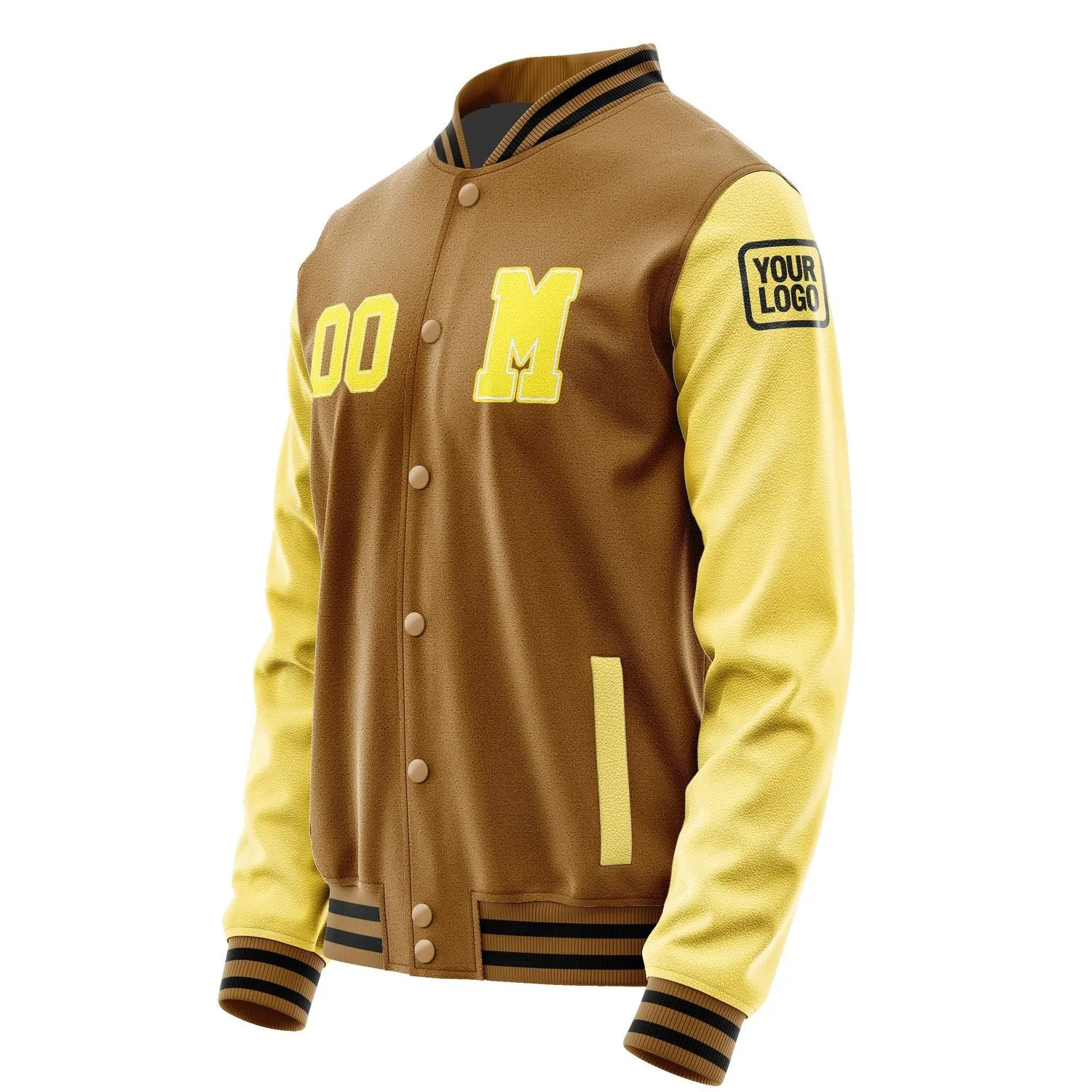 Custom Khaki Light Yellow Jacket