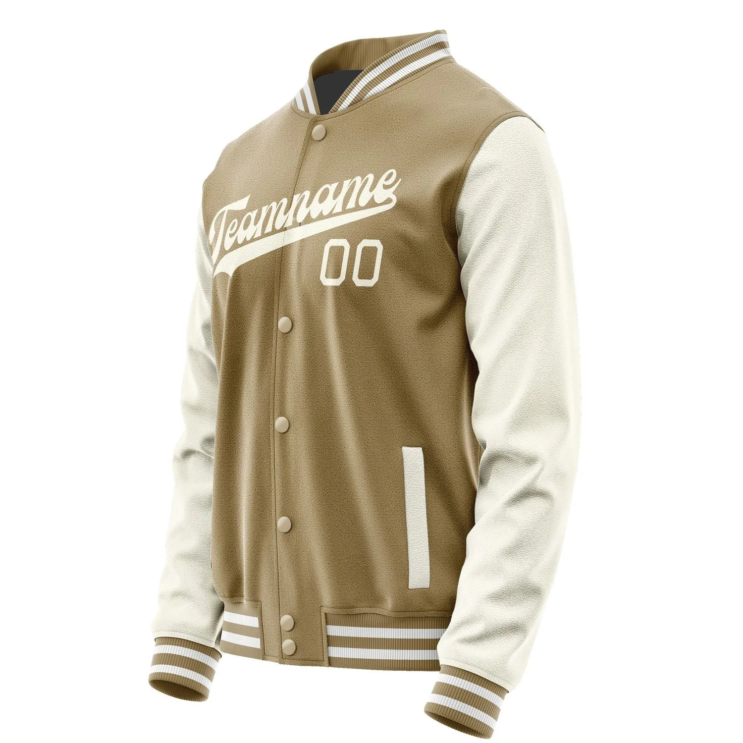 Custom Light Khaki Cream Jacket
